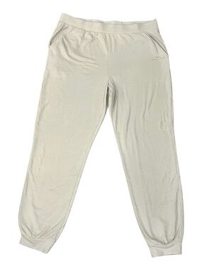 Lazypants Hacci Knit Joggers in Vanilla Size XL
